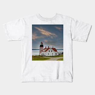 West Quoddy Sunset Kids T-Shirt